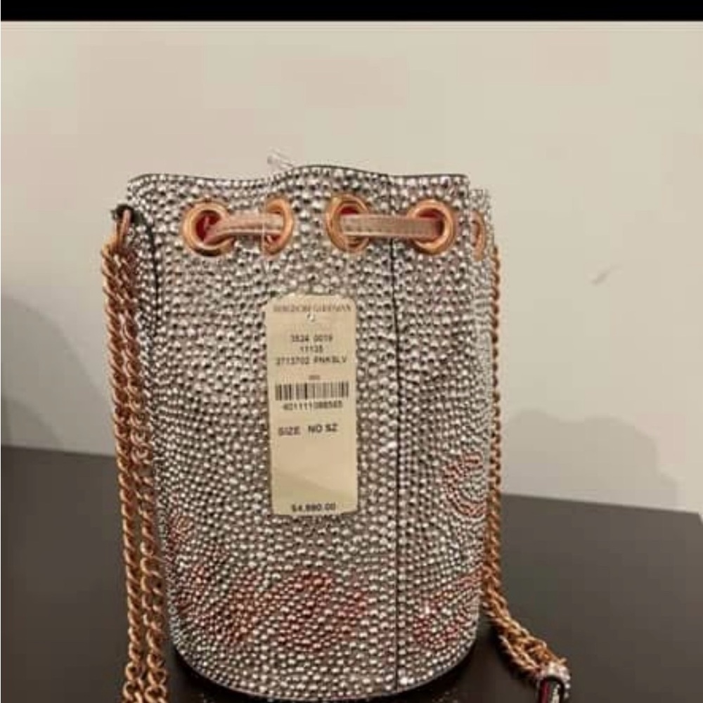 Sparkling Silver Rhinestone Clutch - Picture 2 of 4